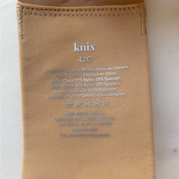 Knix Women’s WingWoman Contour Bra Nude Size 42C - Picture 6 of 7